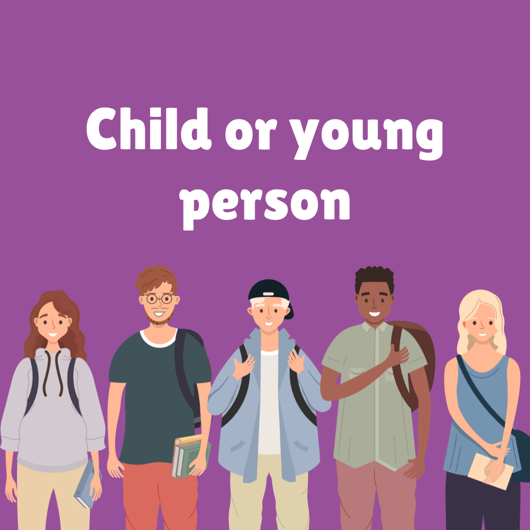 Child or young person. This image links through to a new page